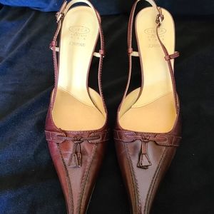 Women's  open back shoes